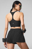 Airlift Super Sleek Bra Tank Black - Unmatched Kicks - ALO