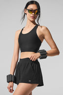 Airlift Super Sleek Bra Tank Black - Unmatched Kicks - ALO