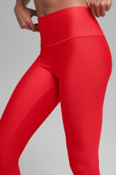 Airlift Winter Warm High - Waist Legging - Bright Red - Unmatched Kicks - ALO