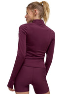 Airlift Winter Warm Radiant Full - Zip Jacket Burgundy - Unmatched Kicks - ALO