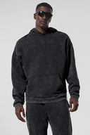 ALO Chill Vintage Wash Hoodie Black Wash - Unmatched Kicks - ALO