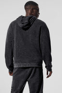 ALO Chill Vintage Wash Hoodie Black Wash - Unmatched Kicks - ALO