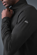 ALO Conquer 1/4 Zip Reform Long Sleeve Black - Unmatched Kicks - ALO