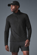 ALO Conquer 1/4 Zip Reform Long Sleeve Black - Unmatched Kicks - ALO