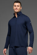 ALO Conquer 1/4 Zip Reform Long Sleeve Navy - Unmatched Kicks - ALO