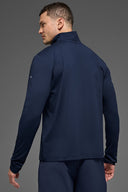 ALO Conquer 1/4 Zip Reform Long Sleeve Navy - Unmatched Kicks - ALO