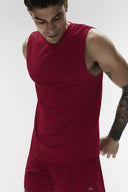 ALO Conquer Muscle Tank Garnet - Unmatched Kicks-ALO