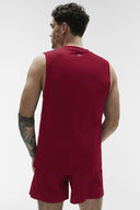 ALO Conquer Muscle Tank Garnet - Unmatched Kicks-ALO