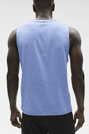 ALO Conquer Muscle Tank Provence Blue Heather - Unmatched Kicks-ALO