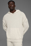 ALO New Class Cashmere Hoodie Bone Heather - Unmatched Kicks - ALO
