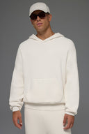 ALO Scholar Hooded Sweater Ivory - Unmatched Kicks - ALO