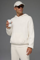 ALO Scholar Hooded Sweater Ivory - Unmatched Kicks - ALO