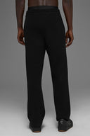ALO Scholar Straight Leg Sweatpant Black - Unmatched Kicks - ALO