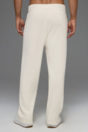 ALO Scholar Straight Leg Sweatpant Ivory - Unmatched Kicks - ALO