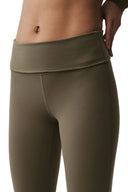ALO Softsculpt Foldover Flare Legging - Olive Tree - Unmatched Kicks - ALO