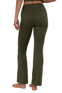 ALO Softsculpt High - Waist 7/8 Bootcut Legging Green Olive - Unmatched Kicks - ALO