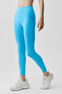 ALO Softsculpt High-Waist 7/8 Superset Legging Azure Blue - Unmatched Kicks-ALO