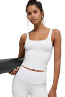 ALO Softsculpt Tank White - Unmatched Kicks - ALO