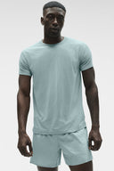 ALO Vapor Crewneck Short Sleeve - Desert Sage - Unmatched Kicks - ALO