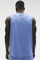 ALO Vapor Muscle Tank Provence Blue - Unmatched Kicks-ALO