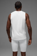 ALO Vapor Muscle Tank White - Unmatched Kicks-ALO