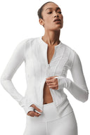 Alosoft Recharge Jacket - White - Unmatched Kicks - ALO