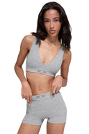Alosoft Sincere Bra - Athletic Heather Grey - Unmatched Kicks - ALO