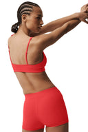 Alosoft Sincere Bra - Bright Red - Unmatched Kicks - ALO