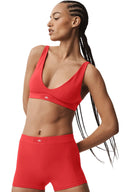 Alosoft Sincere Bra - Bright Red - Unmatched Kicks - ALO