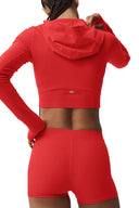 Alosoft Sincere Fitted Jacket - Bright Red - Unmatched Kicks - ALO
