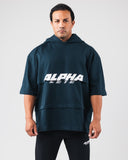 Alpha Layered Hoodie - Dark Cyan - Unmatched Kicks - Alphalete