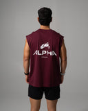 Alpha Tank - Merlot - Unmatched Kicks - Alphalete