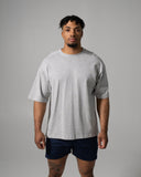 Alpha Tee - Med Heather Grey - Unmatched Kicks - Alphalete