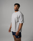Alpha Tee - Med Heather Grey - Unmatched Kicks - Alphalete