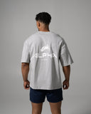 Alpha Tee - Med Heather Grey - Unmatched Kicks - Alphalete