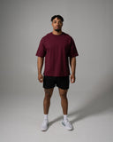 Alpha Tee - Merlot - Unmatched Kicks - Alphalete