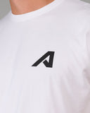 Alpha Tee - White - Unmatched Kicks - Alphalete