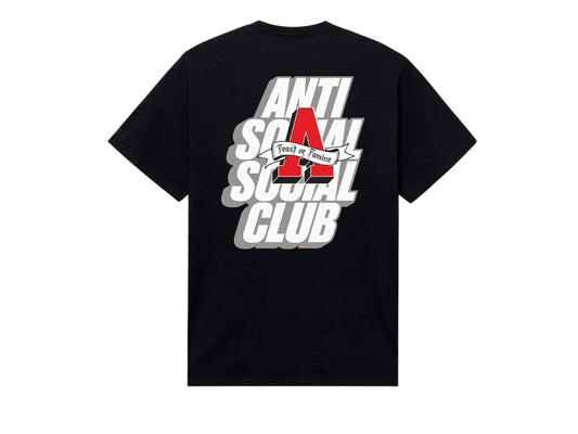 ASSC TWO TONE TEE BLACK TEE