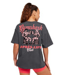 Après - Lift Club Oversized T-Shirt oversized fit Onyx Grey - Unmatched Kicks - GYMSHARK