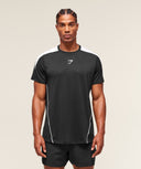 arrival block tshirt black - Unmatched Kicks - GYMSHARK