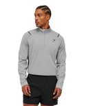 Arrival Contrast 1/4 Zip regular fit Smokey Grey / Onyx Grey - Unmatched Kicks - GYMSHARK