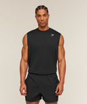 Arrival Oversized Tank Black - Unmatched Kicks-GYMSHARK