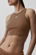 Aspire Tank Sun Kissed Brown/White - Unmatched Kicks-ALO