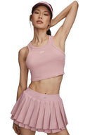 Aspire Tank - Vintage Pink/White - Unmatched Kicks - ALO