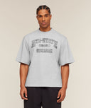 Ath - State Graphic T-Shirt oversized fit Light Grey Core Marl - Unmatched Kicks - GYMSHARK