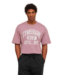 Athletic Division Graphic T-Shirt oversized fit Calm Pink - Unmatched Kicks - GYMSHARK