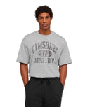 Athletic Division Graphic T-Shirt oversized fit Light Grey Core Marl - Unmatched Kicks - GYMSHARK