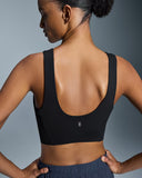 Core 2-in-1 Crop Black