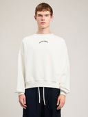 Back Curved Logo Loose Sweatshirt - Unmatched Kicks - Palm Angeles