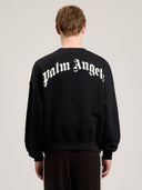 Back Curved Logo Loose Sweatshirt - Unmatched Kicks - Palm Angeles